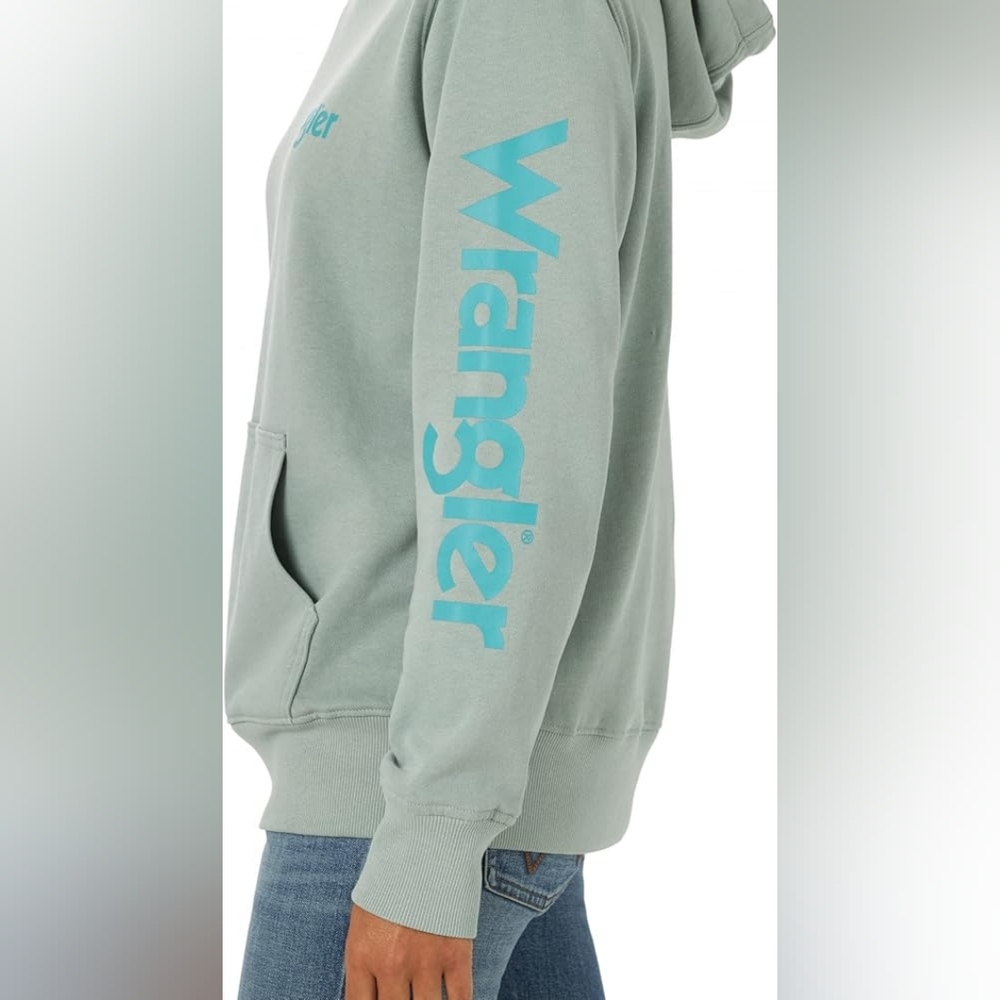 Wrangler - New With Tags! Retro Hoodie Sweatshirt - Picture 2 of 4